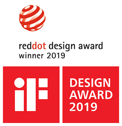 logo iF 2019 a Red Dot 2019