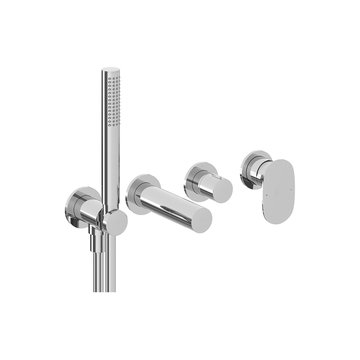 Змішувач прихованого монтажу Spring SG 068 з перемикачем, с монтажным корпусом