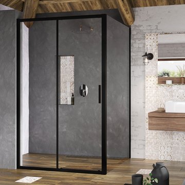 Душевая кабина Blix Slim BLSDP2 + BLSPS